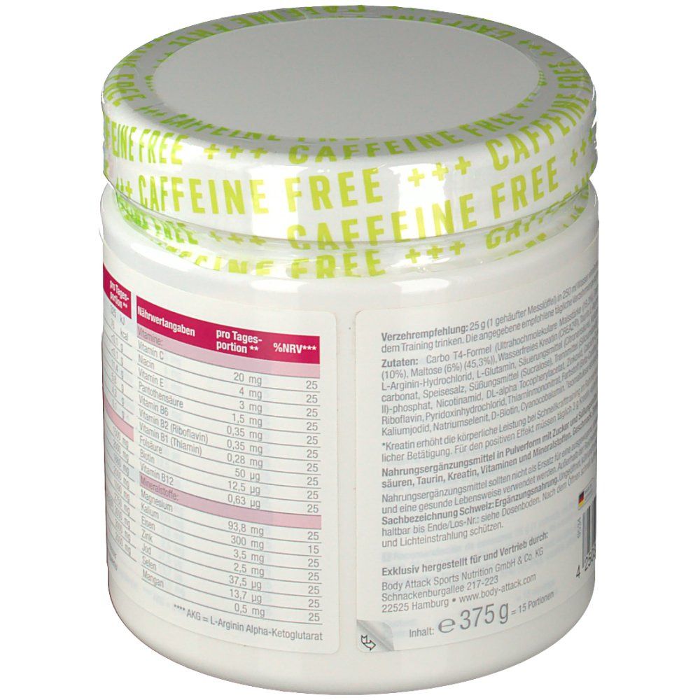 Body Attack Pre-Workout Booster FEM