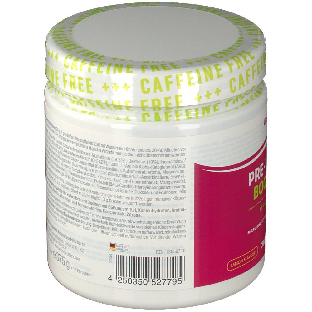Body Attack Pre-Workout Booster FEM