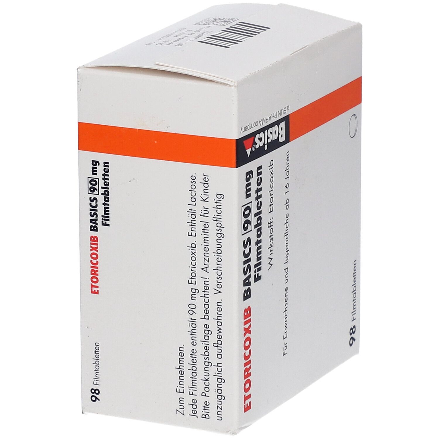 Etoricoxib Basics 90 mg Filmtabletten 98 St