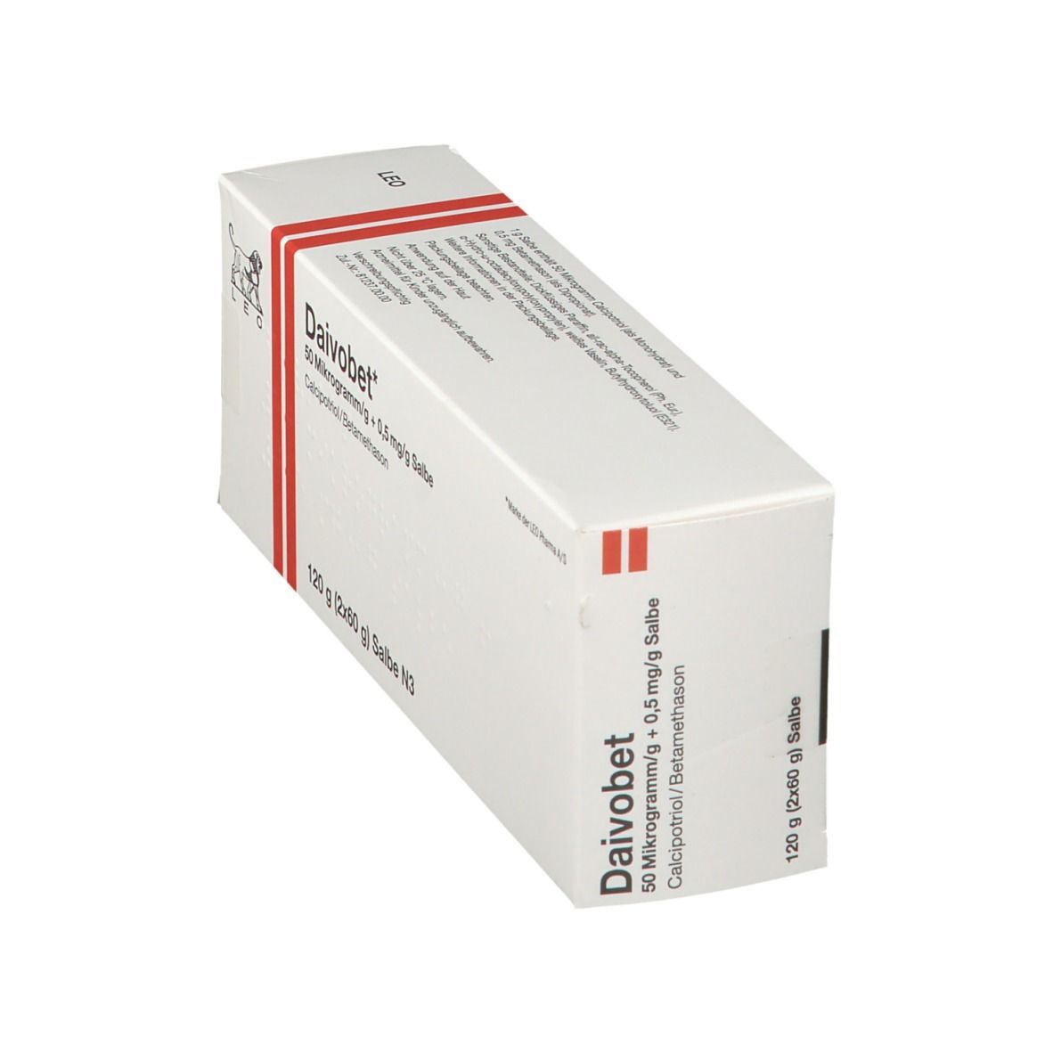 Daivobet 50 Mikrogramm/g + 0,5 mg/g Salbe 120 g