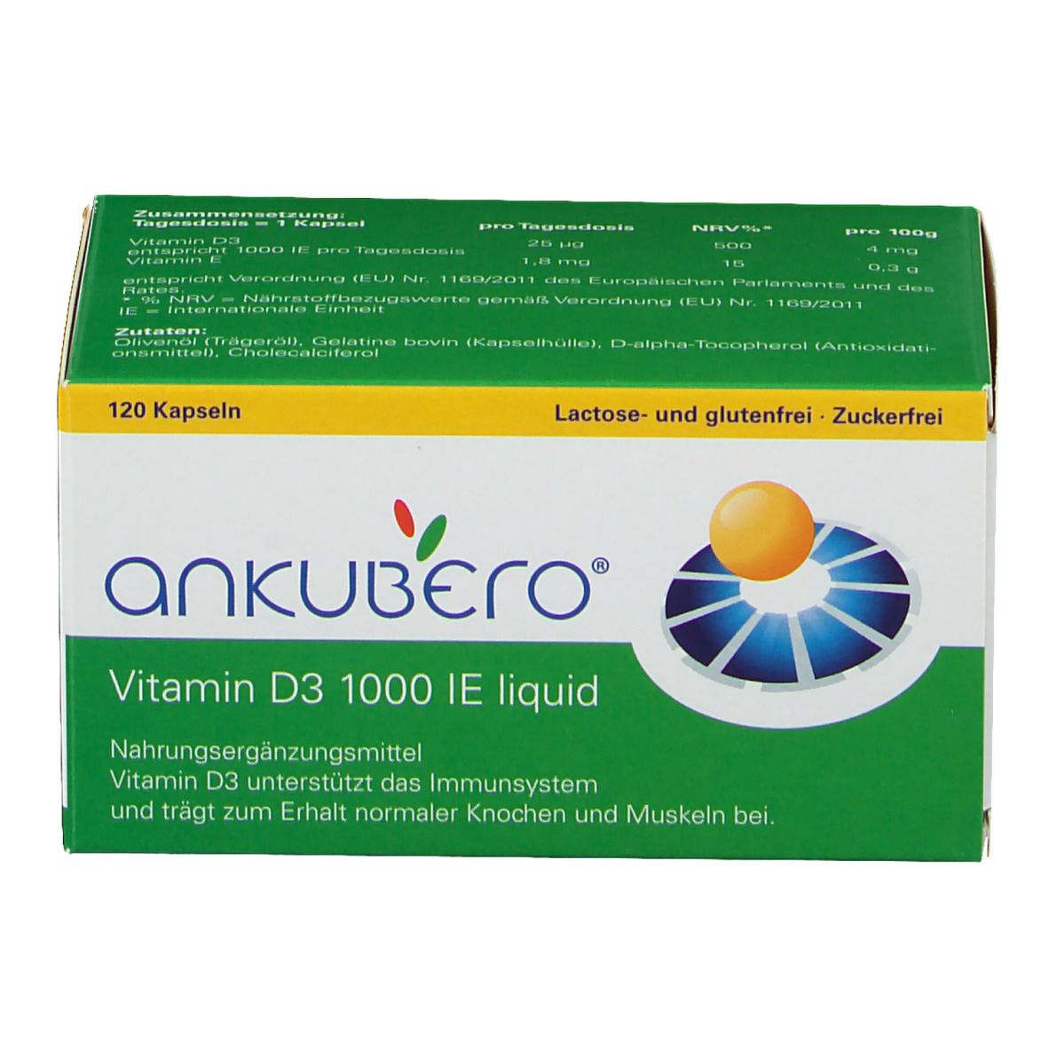 ankubero® Vitamin D3 1000 I.E. Liquidkapseln