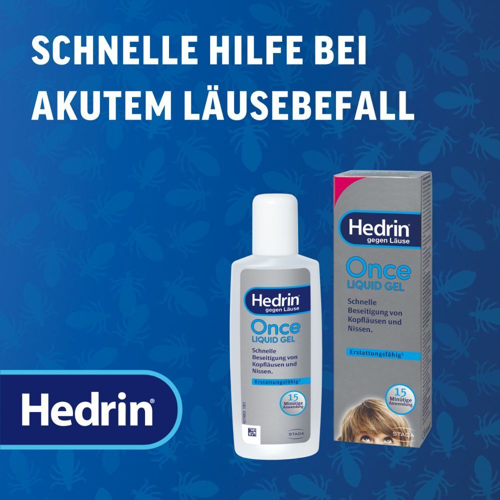 Hedrin® Once Liquid Gel - Schnelle Hilfe bei akutem Läusebefall