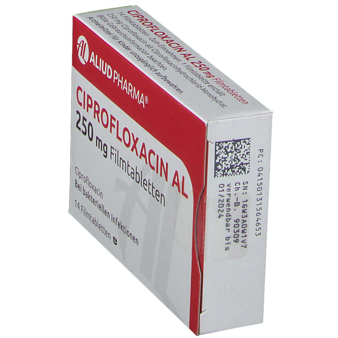 Ciprofloxacin AL 250 mg Filmtabletten 14 St