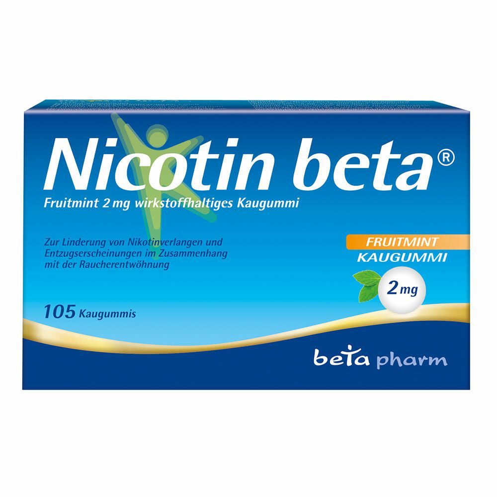 Nicotin beta® Fruitmint 2 mg