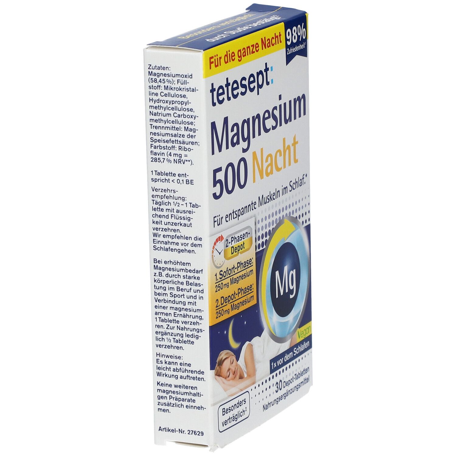 tetesept® Magnesium 500 Nacht