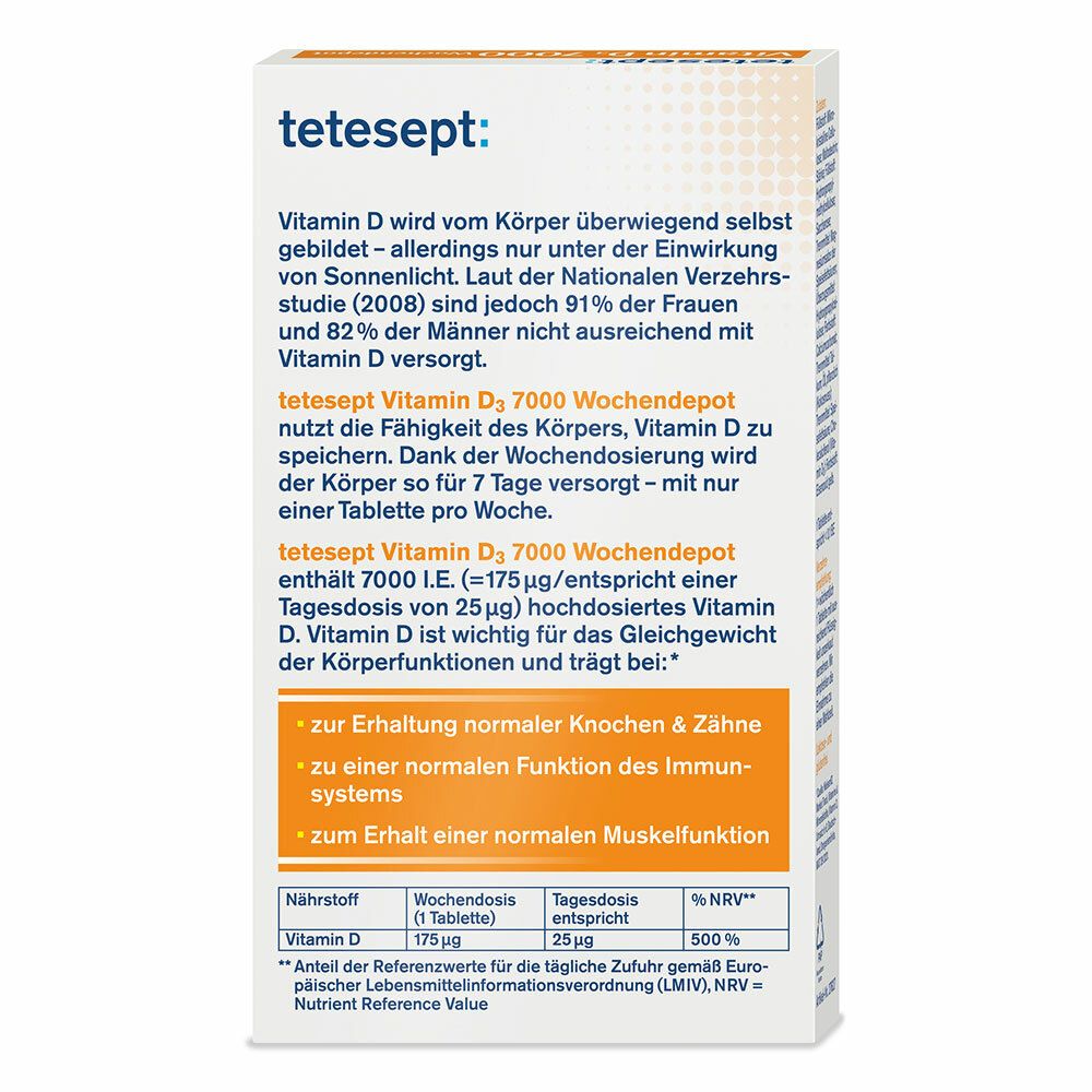 tetesept® Vitamin D3 7000