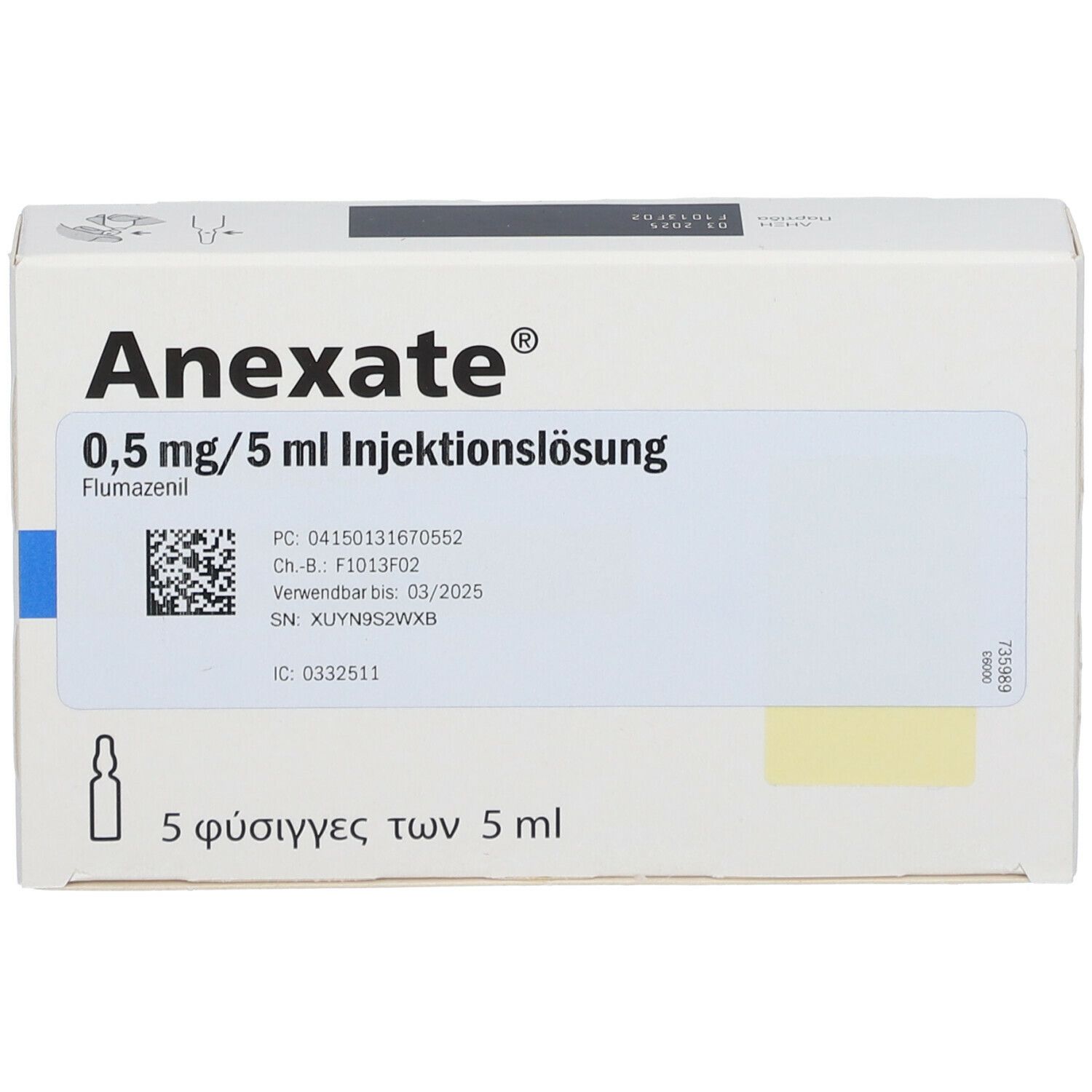 Anexate 0,5 mg/5 ml