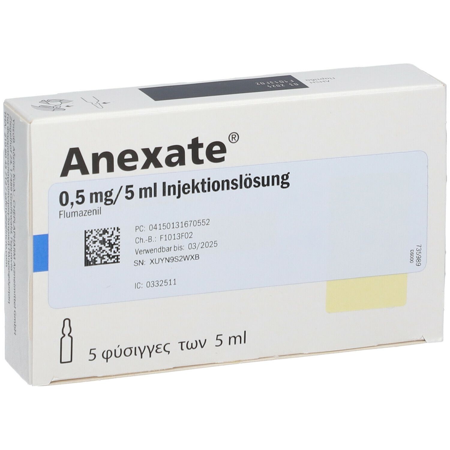 Anexate 0,5 mg/5 ml