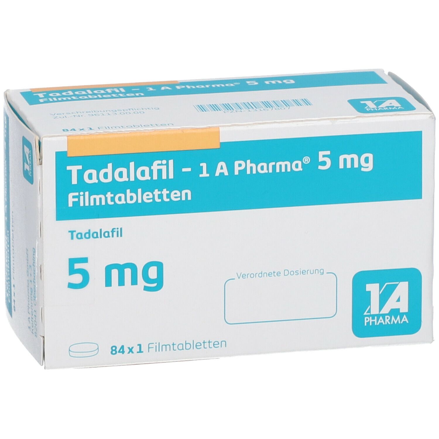 Tadalafil 1A Pharma® 5Mg