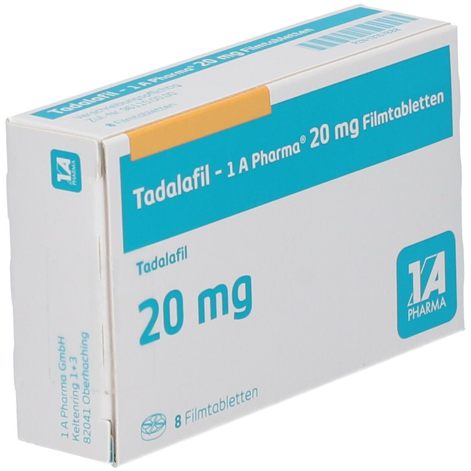 Tadalafil-1A Pharma 20 mg Filmtabletten 8 St