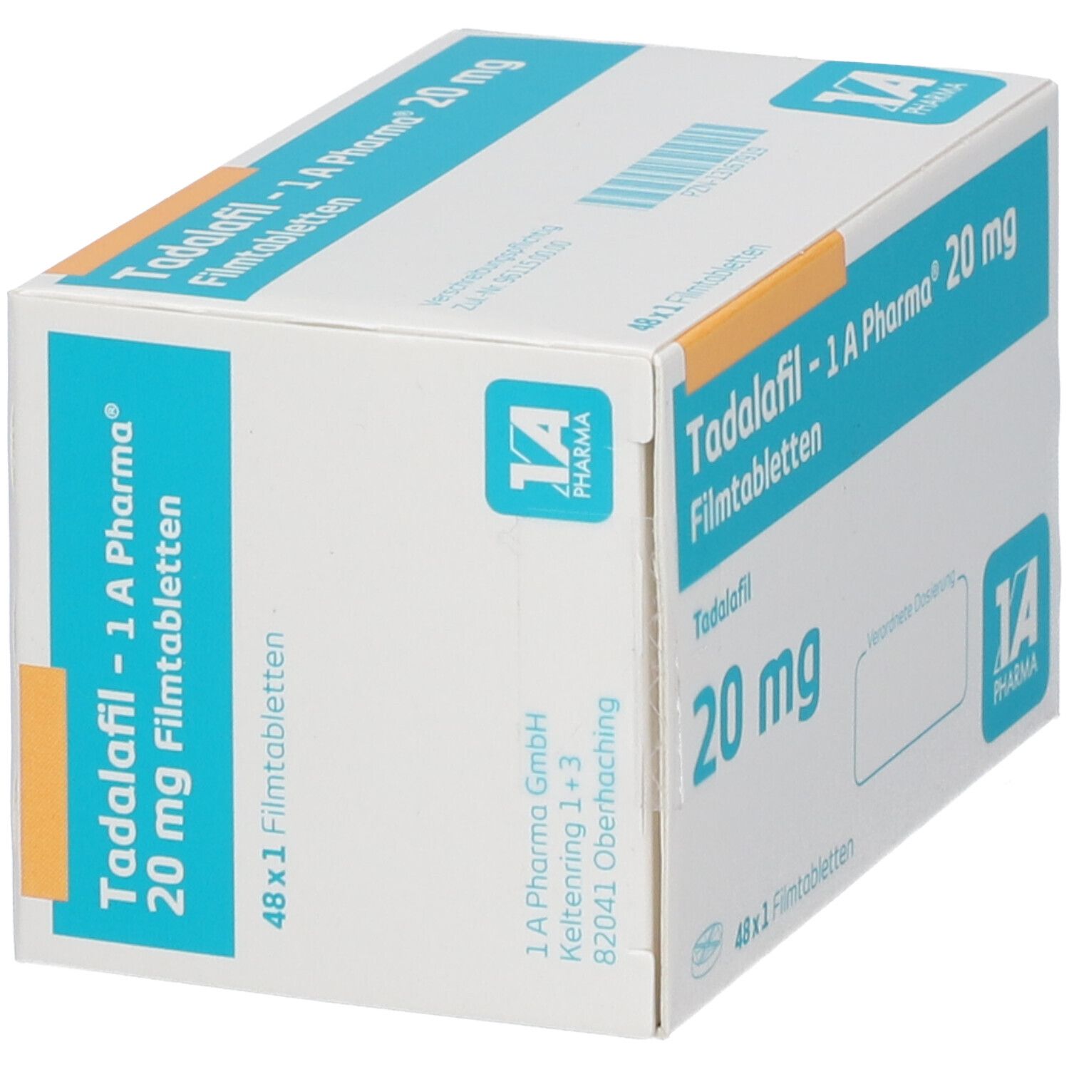 Tadalafil 1A Pharma® 20Mg