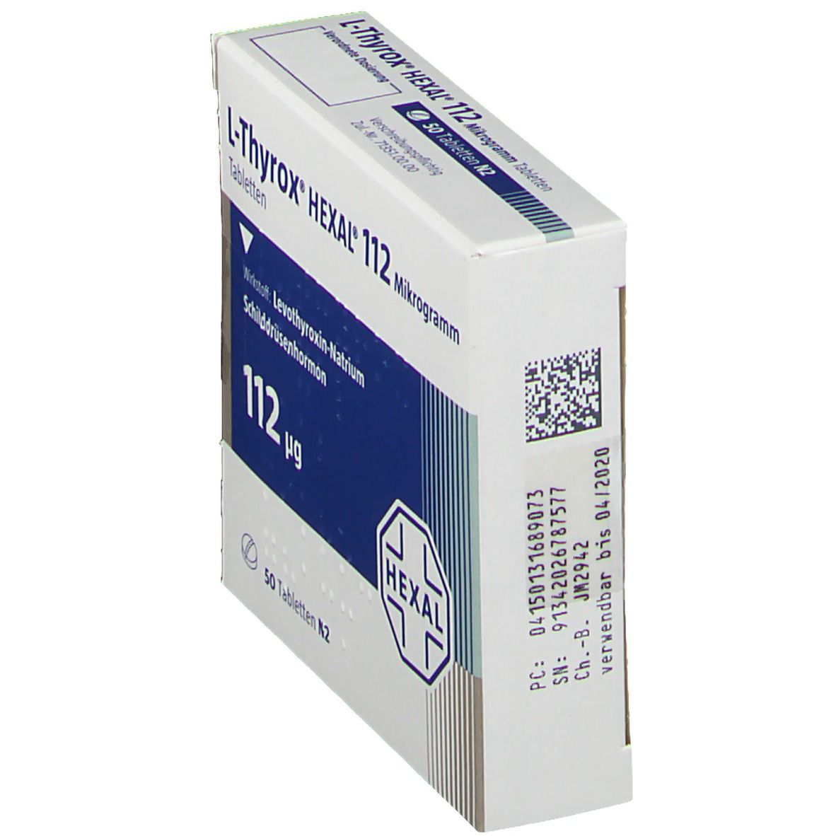 L-Thyrox Hexal 112 Mikrogramm Tabletten 50 St