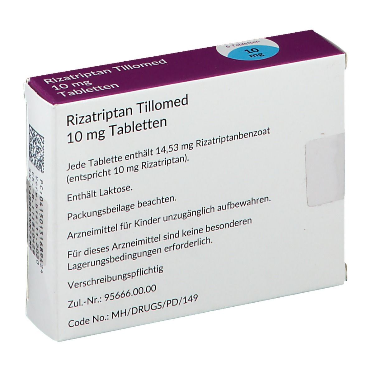 Rizatriptan Tillomed 10 mg