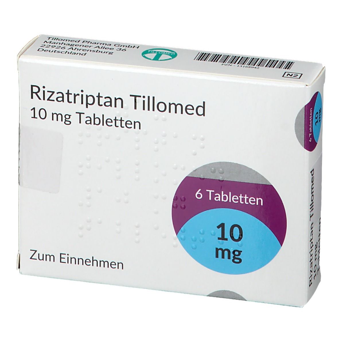 Rizatriptan Tillomed 10 mg