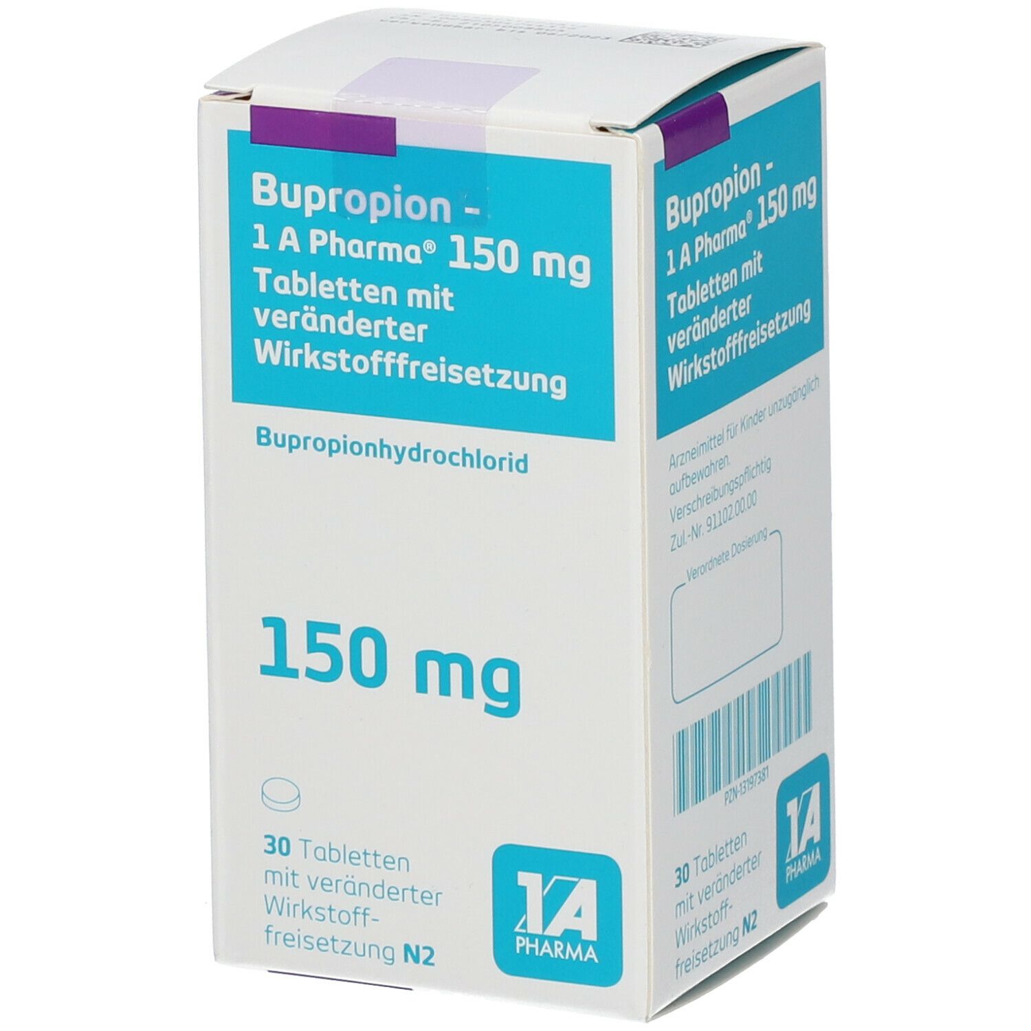 Bupropion 1A Pharma® 150Mg 30 St Mit Dem E-Rezept Kaufen - Shop Apotheke