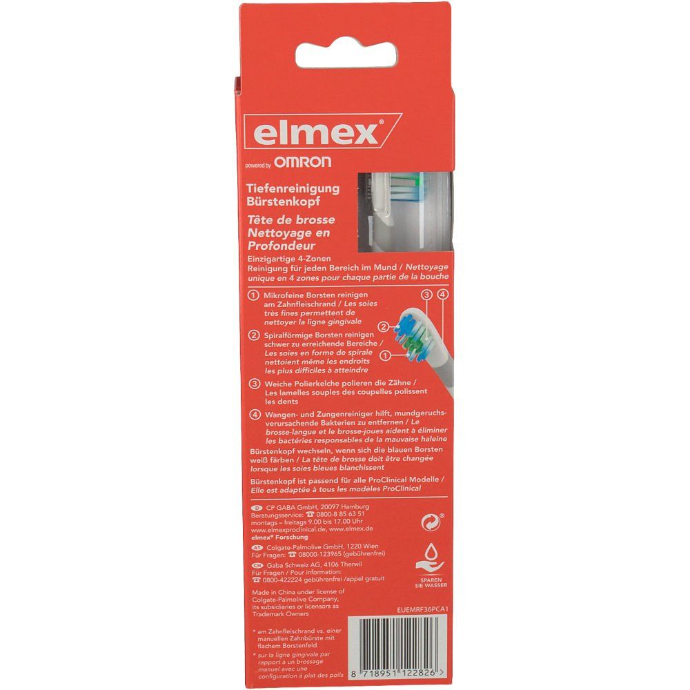 elmex® ProClinical Intens Bürstenköpfe weiß