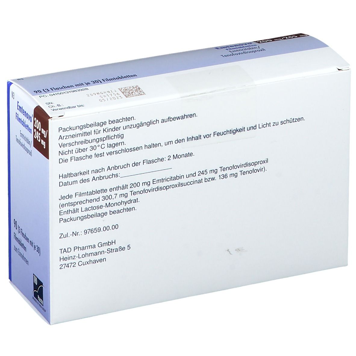 Emtenovo® 200 mg/245 mg
