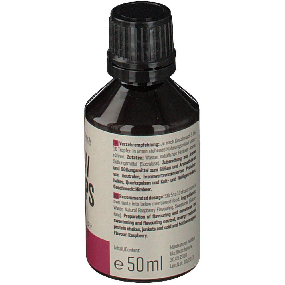 Body Attack Flav Drops Raspberry