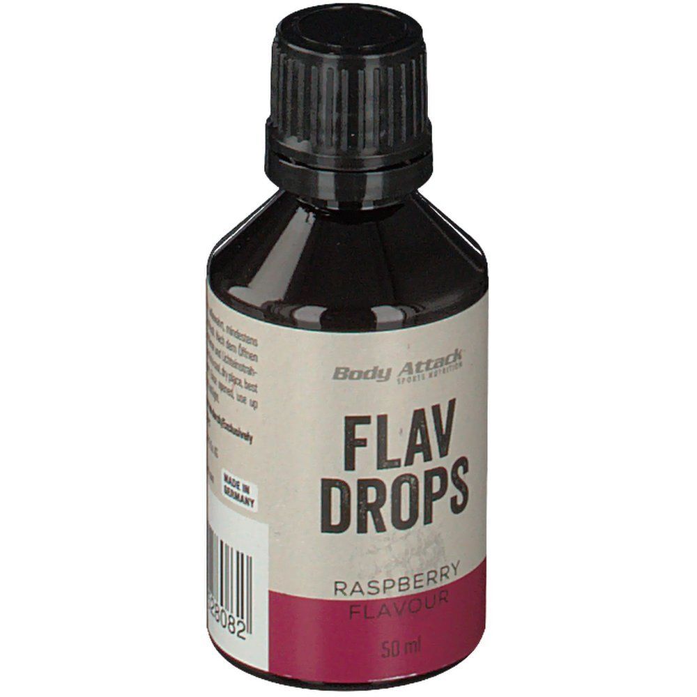 Body Attack Flav Drops Raspberry