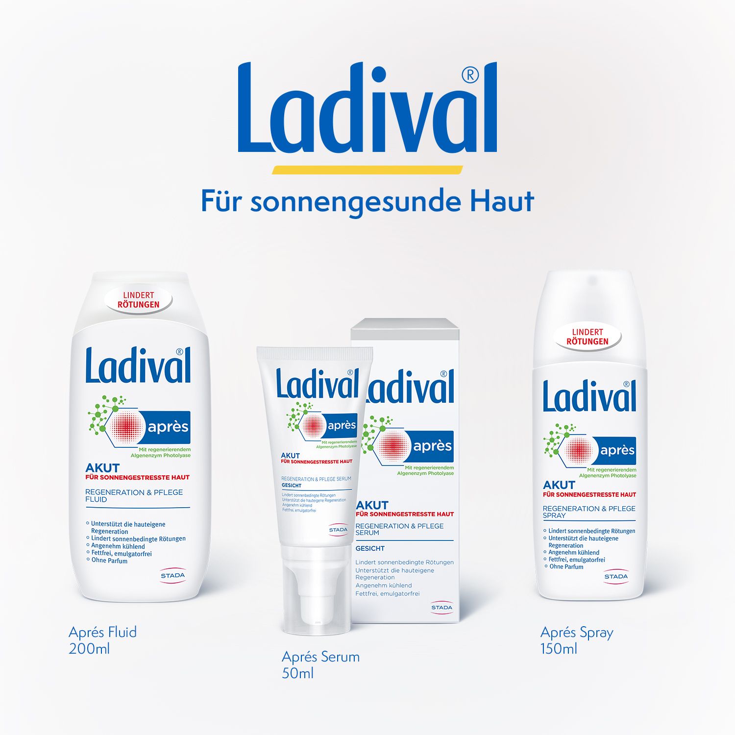 Ladival® Akut Après Beruhigungs-Serum für sonnengestresste Gesichtshaut - Jetzt 10% Rabatt mit dem Code stada2024 sparen*