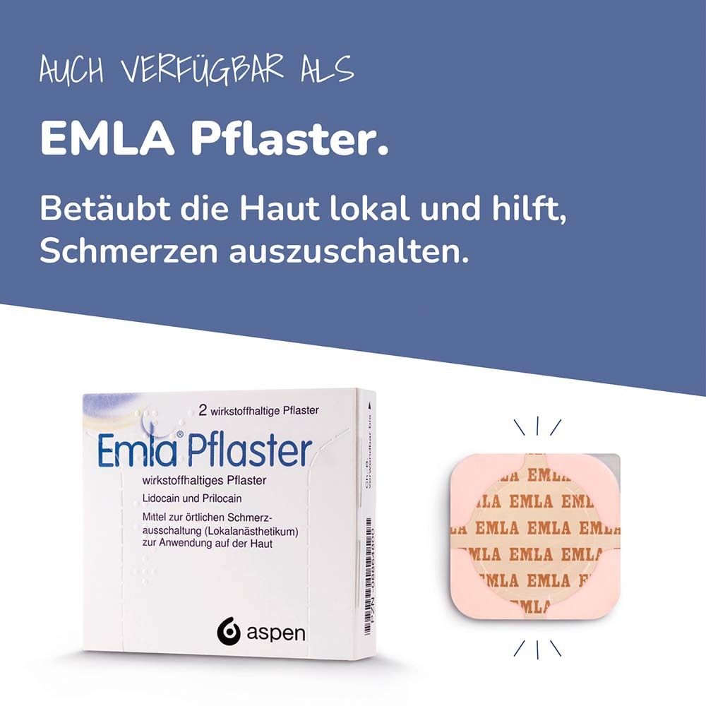 Emla® 25 mg/g Lidocain + 25 mg/g Prilocain