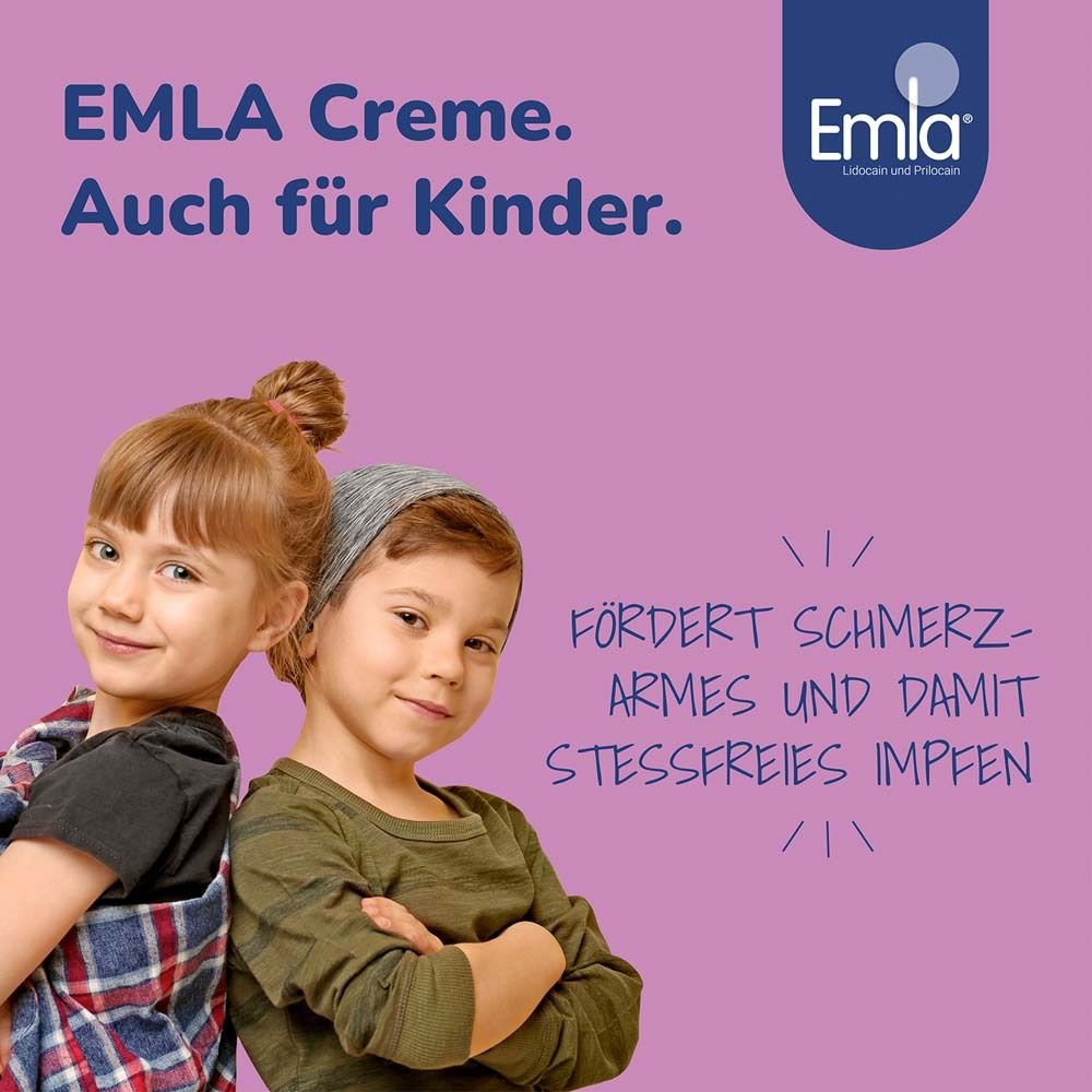 Emla® 25 mg/g Lidocain + 25 mg/g Prilocain