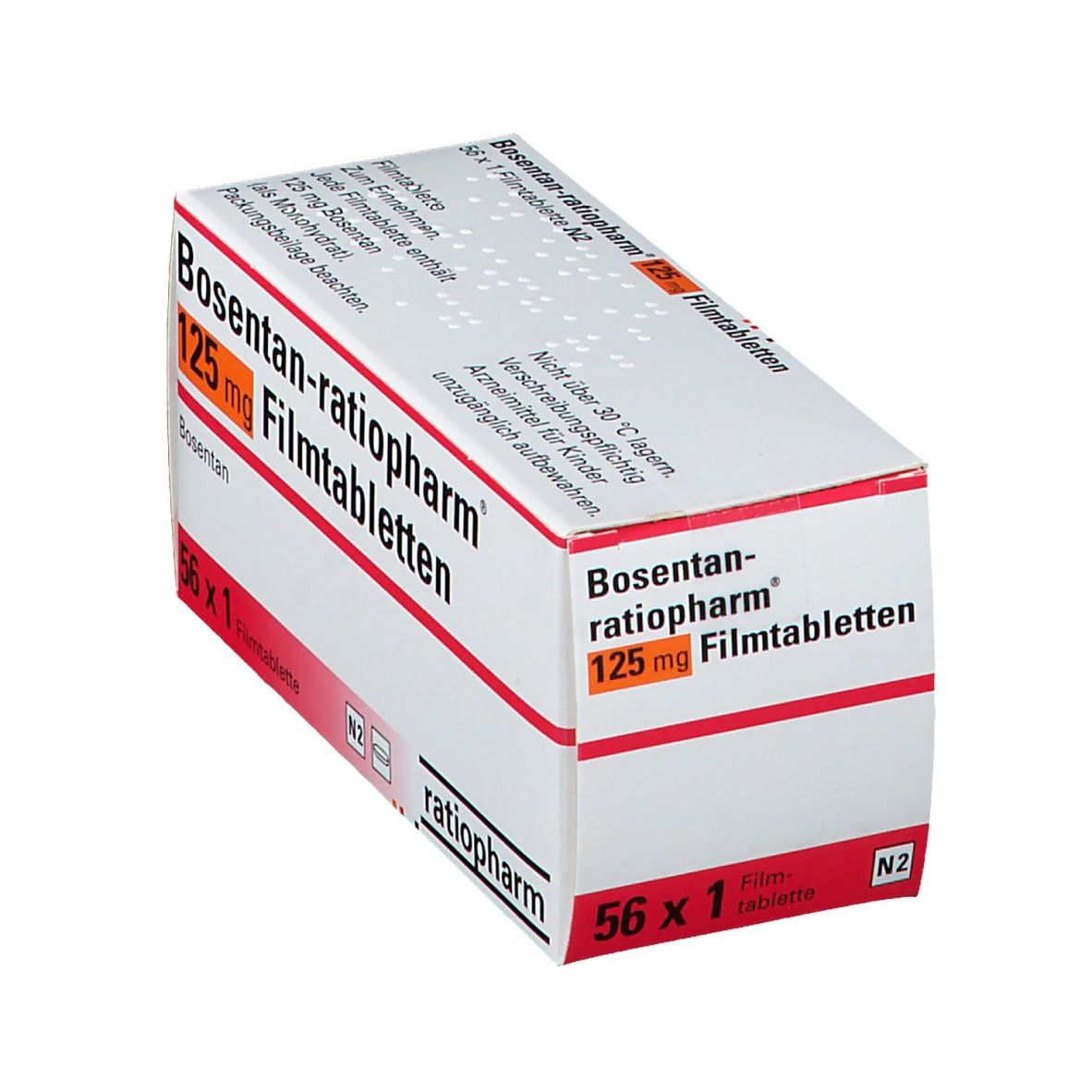 BOSENTAN-ratiopharm 125 mg Filmtabletten 56 St