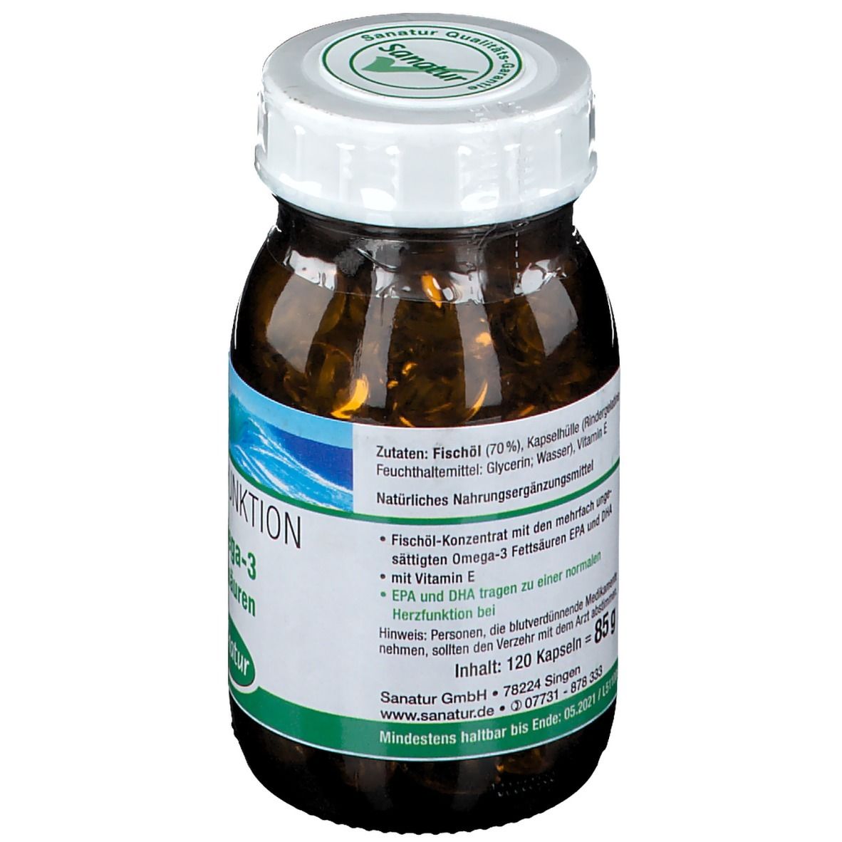 Sanatur Omega-3 Fischöl