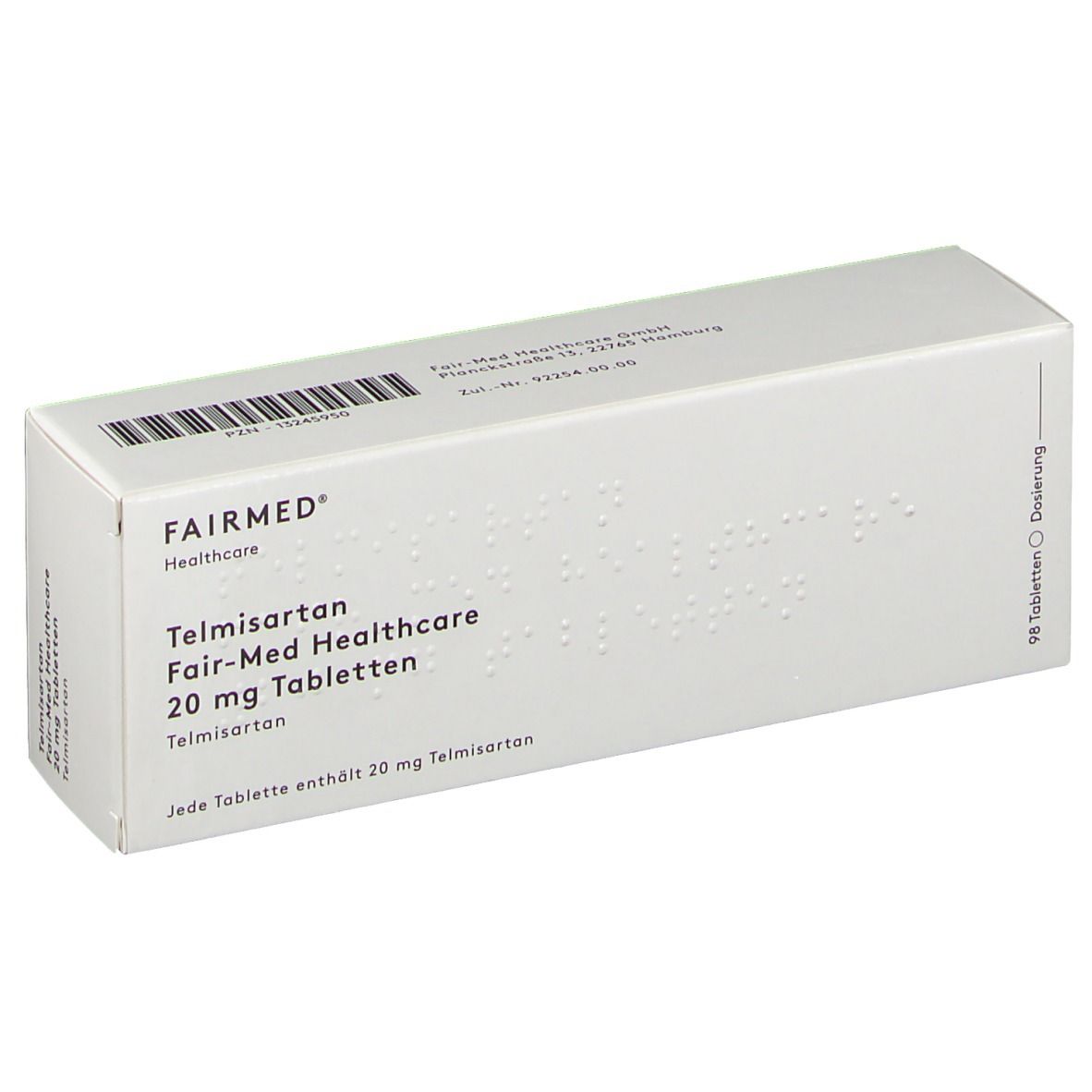 Telmisartan Fair-Med Healthcare 20 mg