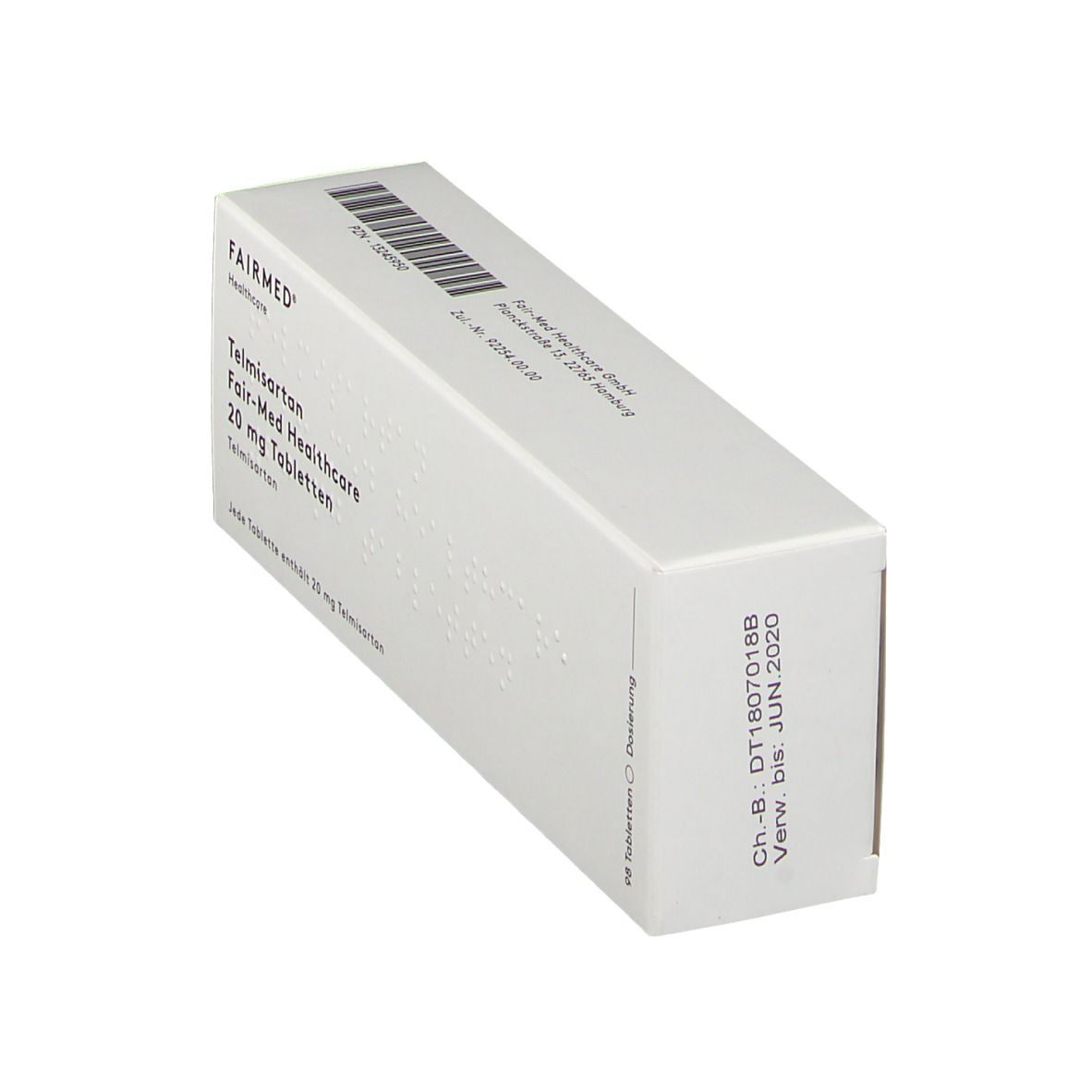 Telmisartan Fair-Med Healthcare 20 mg