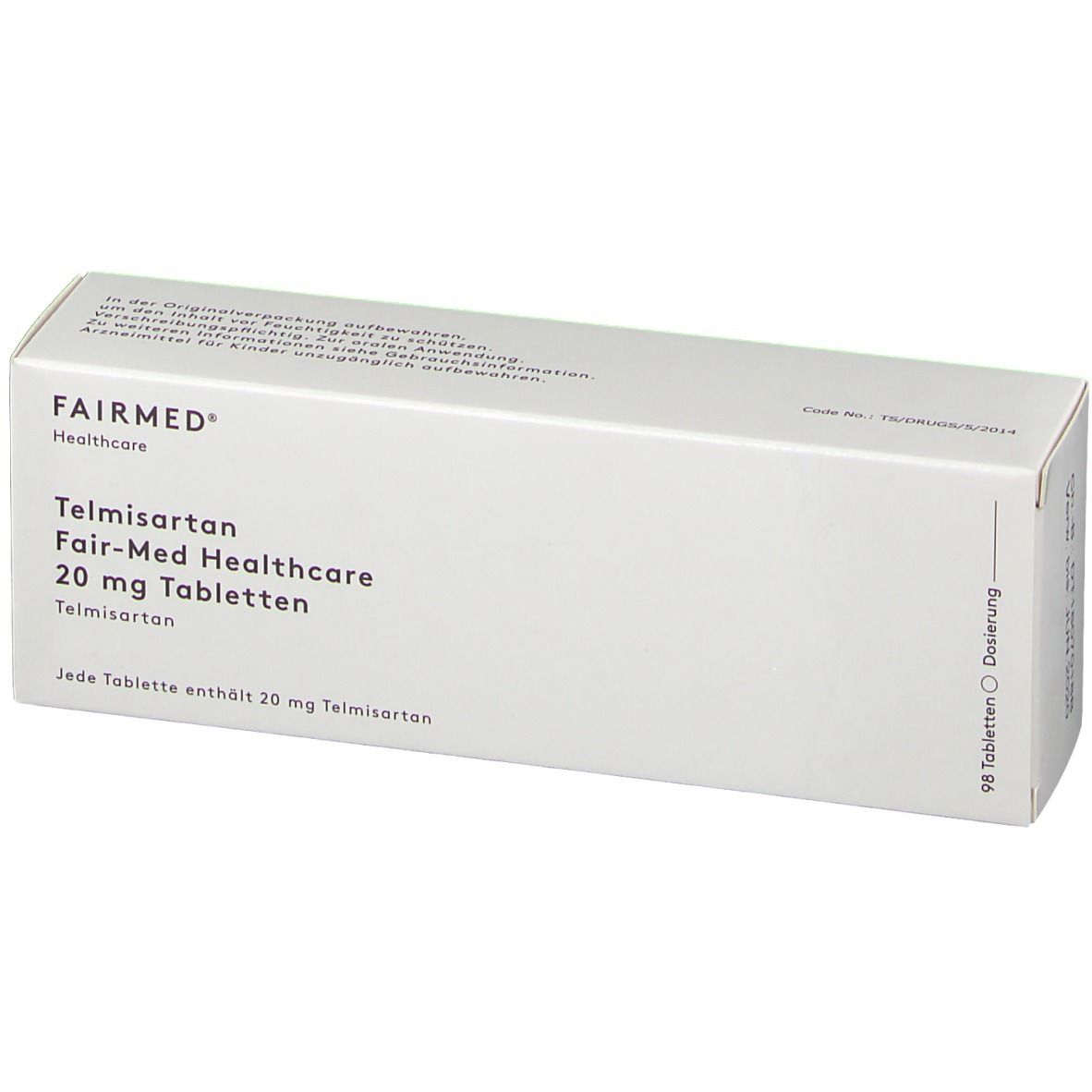 Telmisartan Fair-Med Healthcare 20 mg