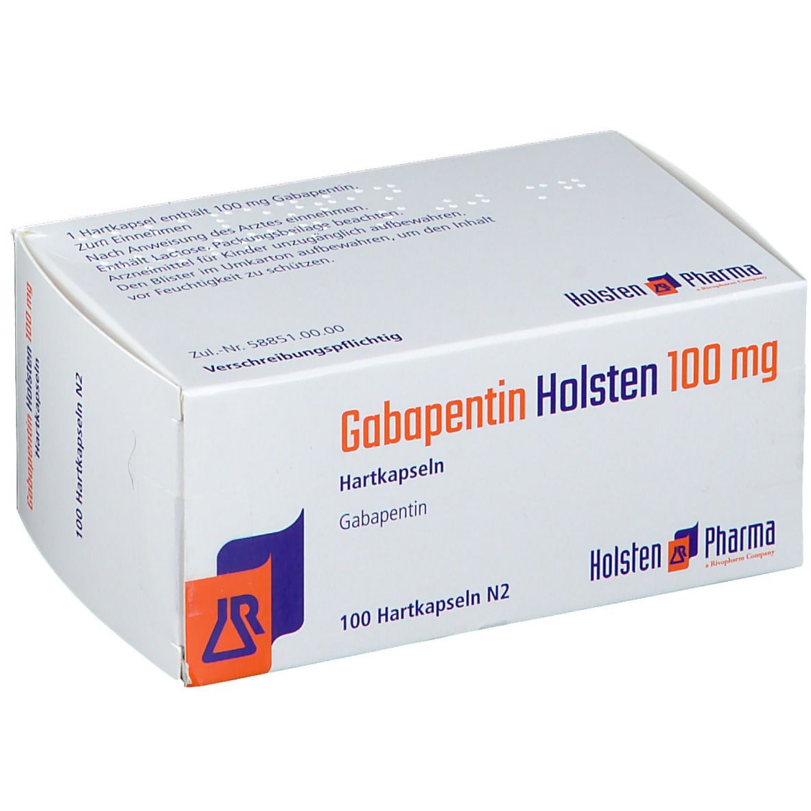 Gabapentin Holsten 100 mg