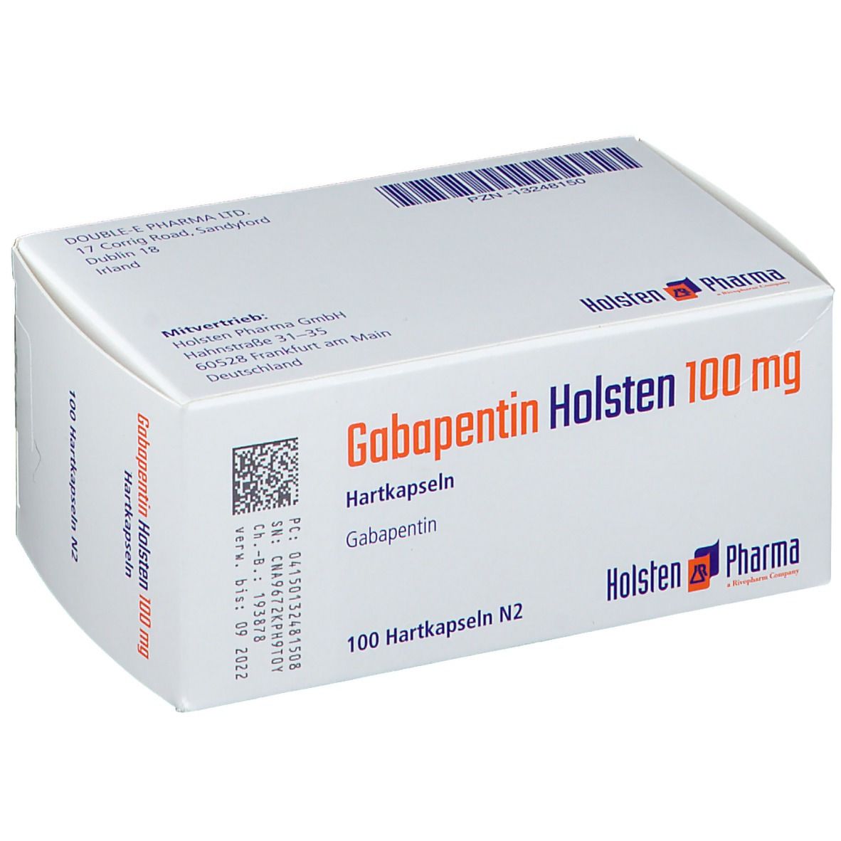 Gabapentin Holsten 100 mg