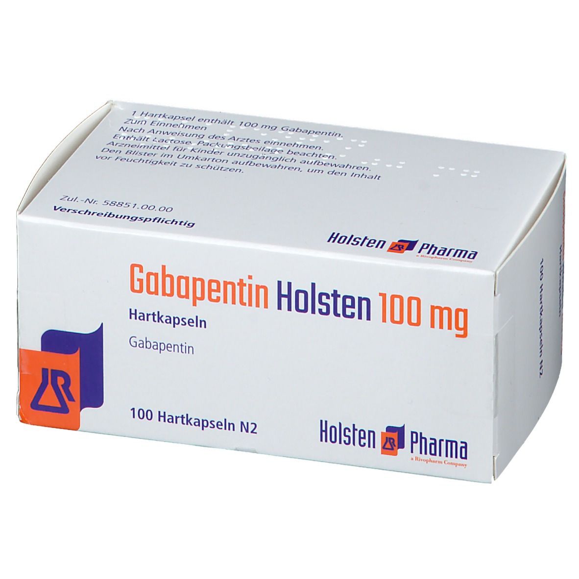 Gabapentin Holsten 100 mg