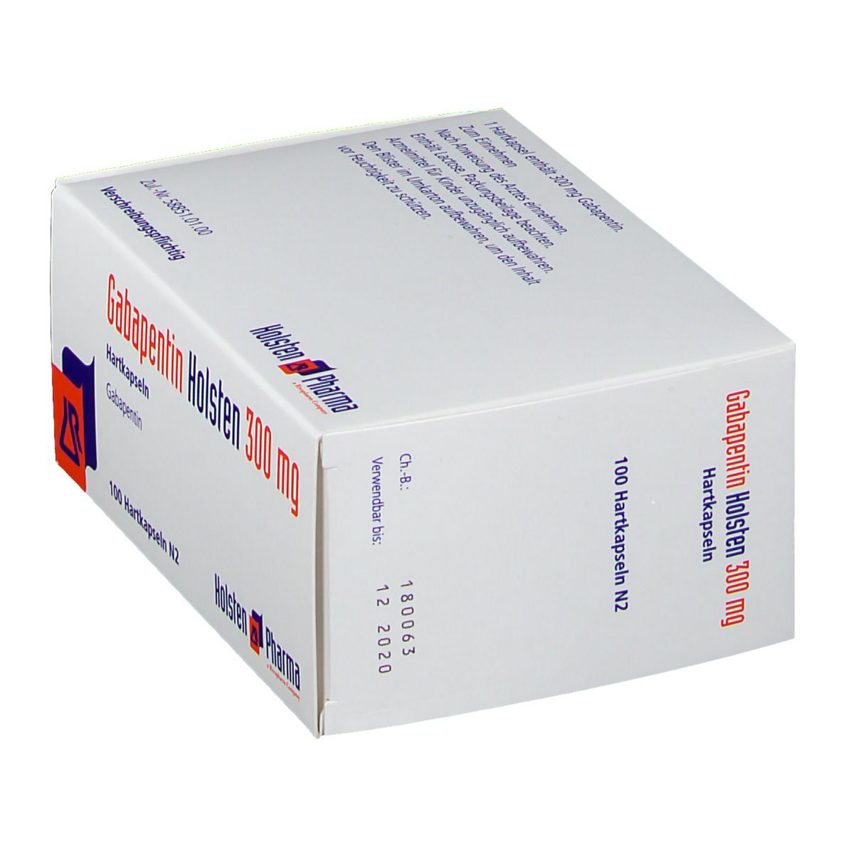 Gabapentin Holsten 300 mg Hartkapseln 100 St