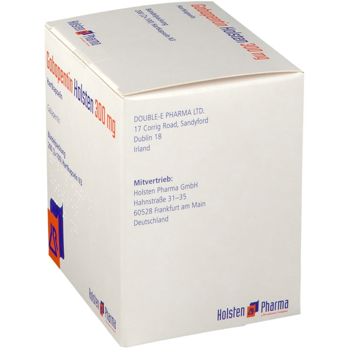 Gabapentin Holsten 300 mg Hartkapseln 200 St