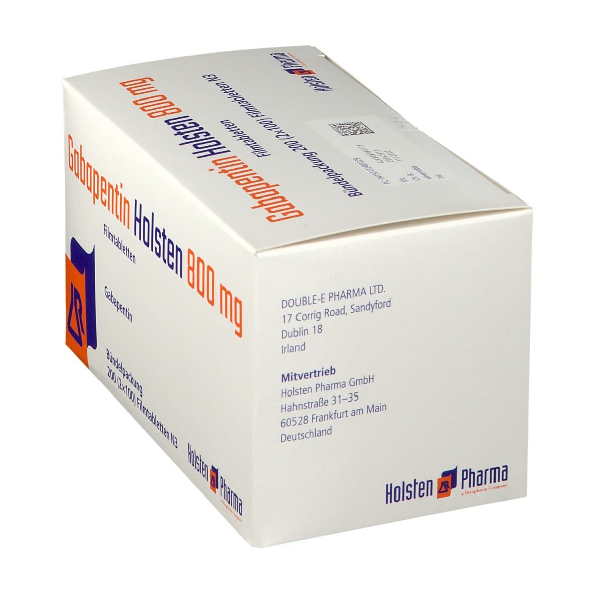 Gabapentin Holsten 800 mg Filmtabletten 200 St