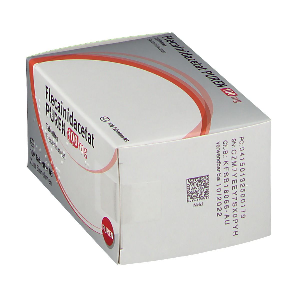 Flecainidacetat Puren 100 mg Tabletten St