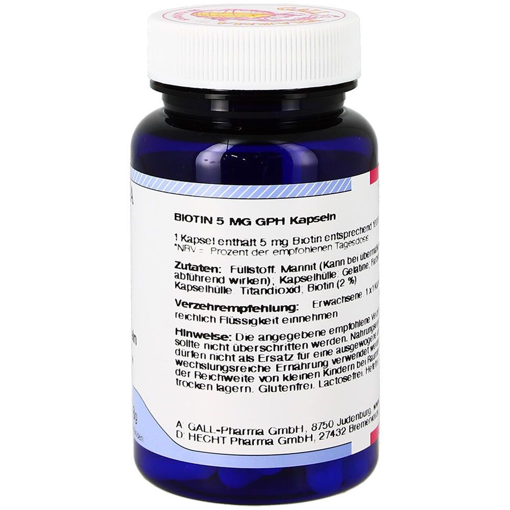 Biotin 5 mg GPH Kapseln