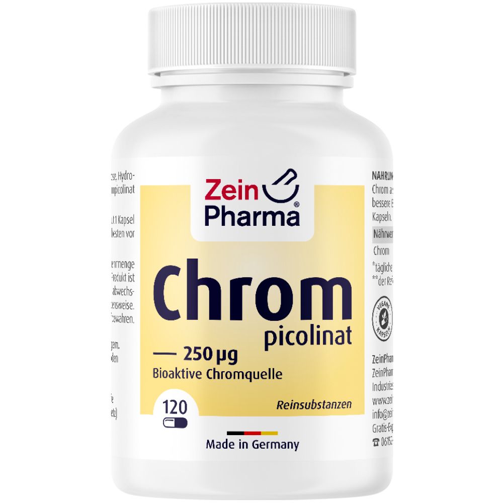 ZeinPharma® Chrom Picolinat Kapseln 250 µg 120 St - SHOP APOTHEKE