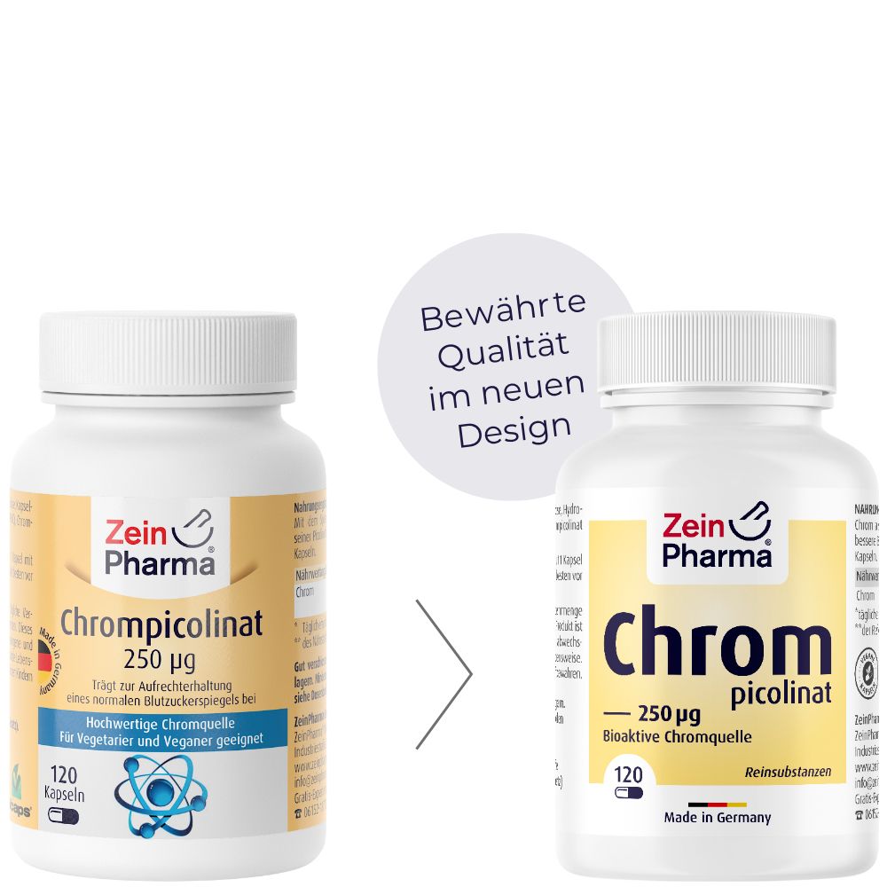 ZeinPharma® Chrom Picolinat Kapseln 250 µg
