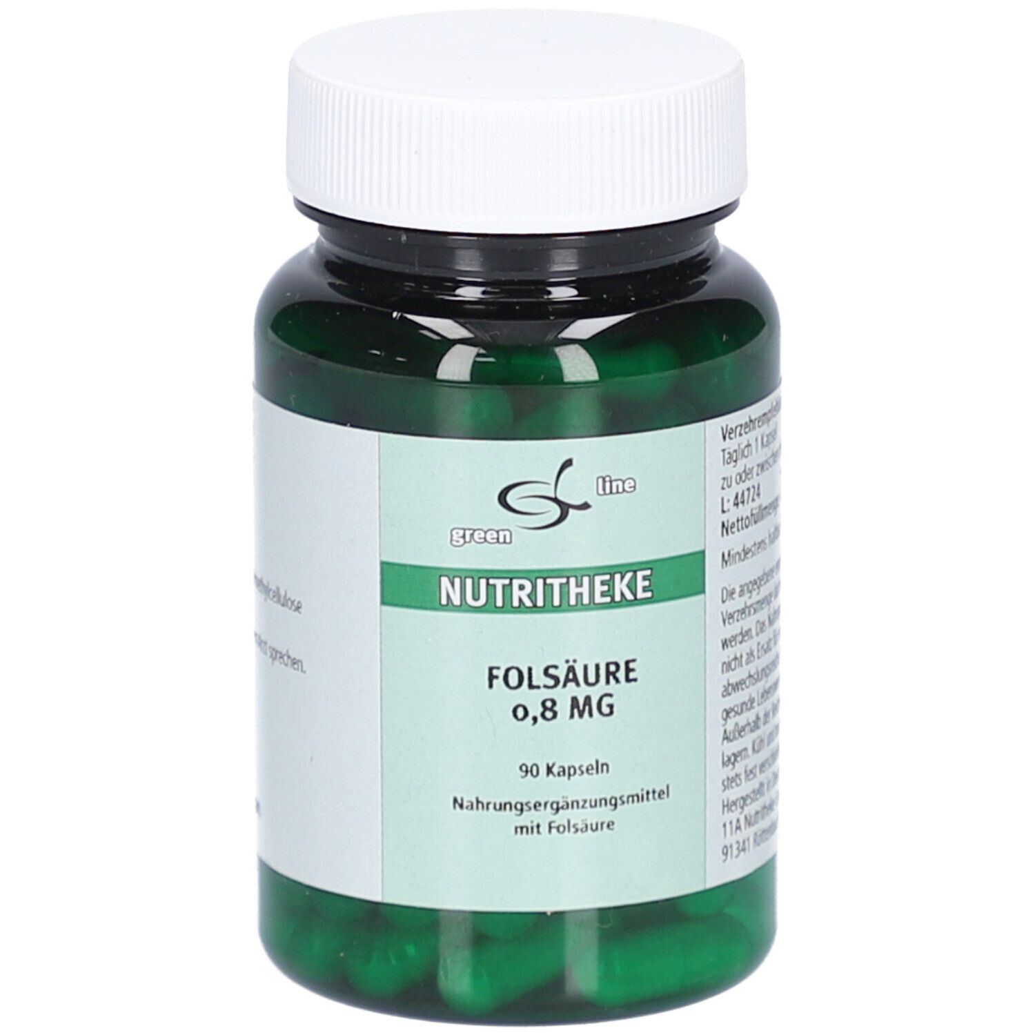 green line Folsäure 0,8 mg