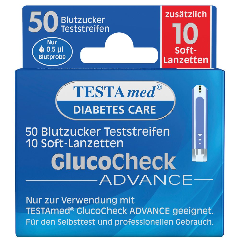 TESTAmed® GlucoCheck Advance Teststreifen