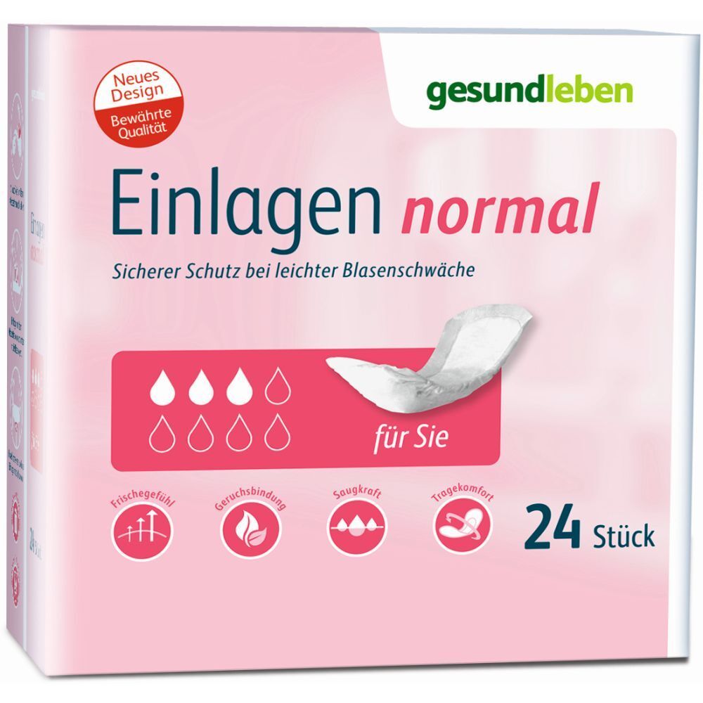 Gesund Leben Einlagen normal 24 St Inkontinenzeinlage