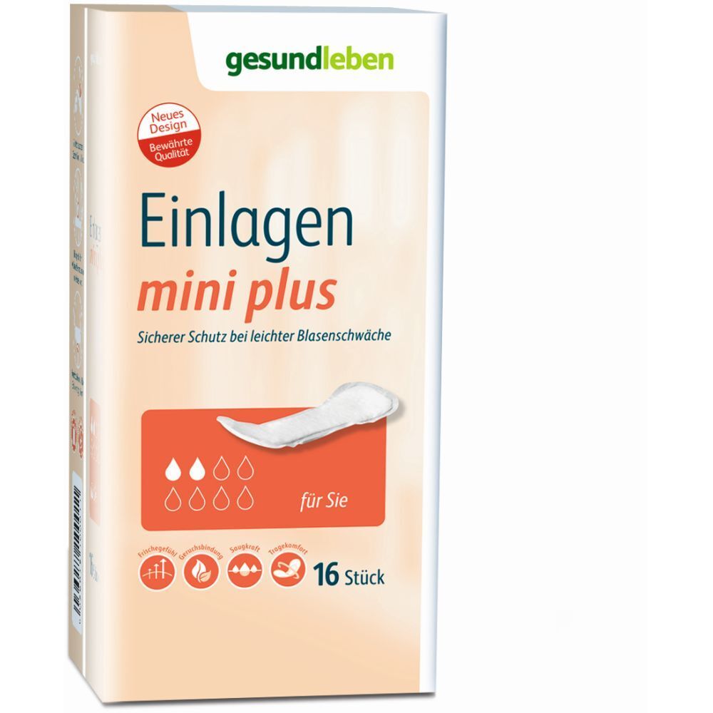 Gesund Leben Einlagen mini plus 6x20 St Inkontinenzeinlage
