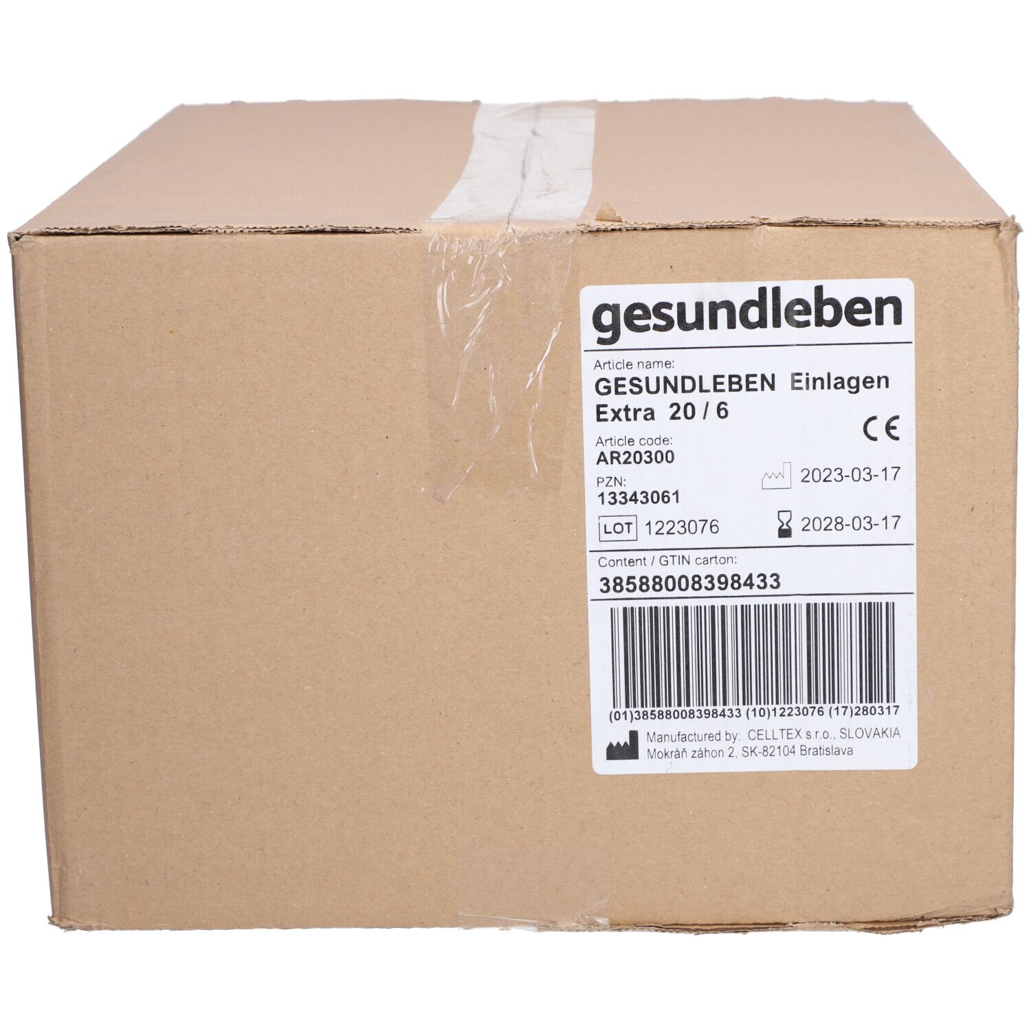 Gesund Leben Einlagen