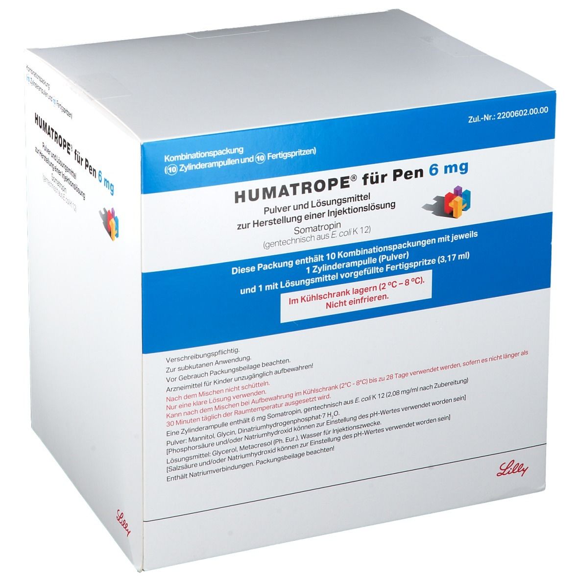 HUMATROPE® 6 Mg 18 I.E. 10 St Mit Dem E-Rezept Kaufen - Shop Apotheke