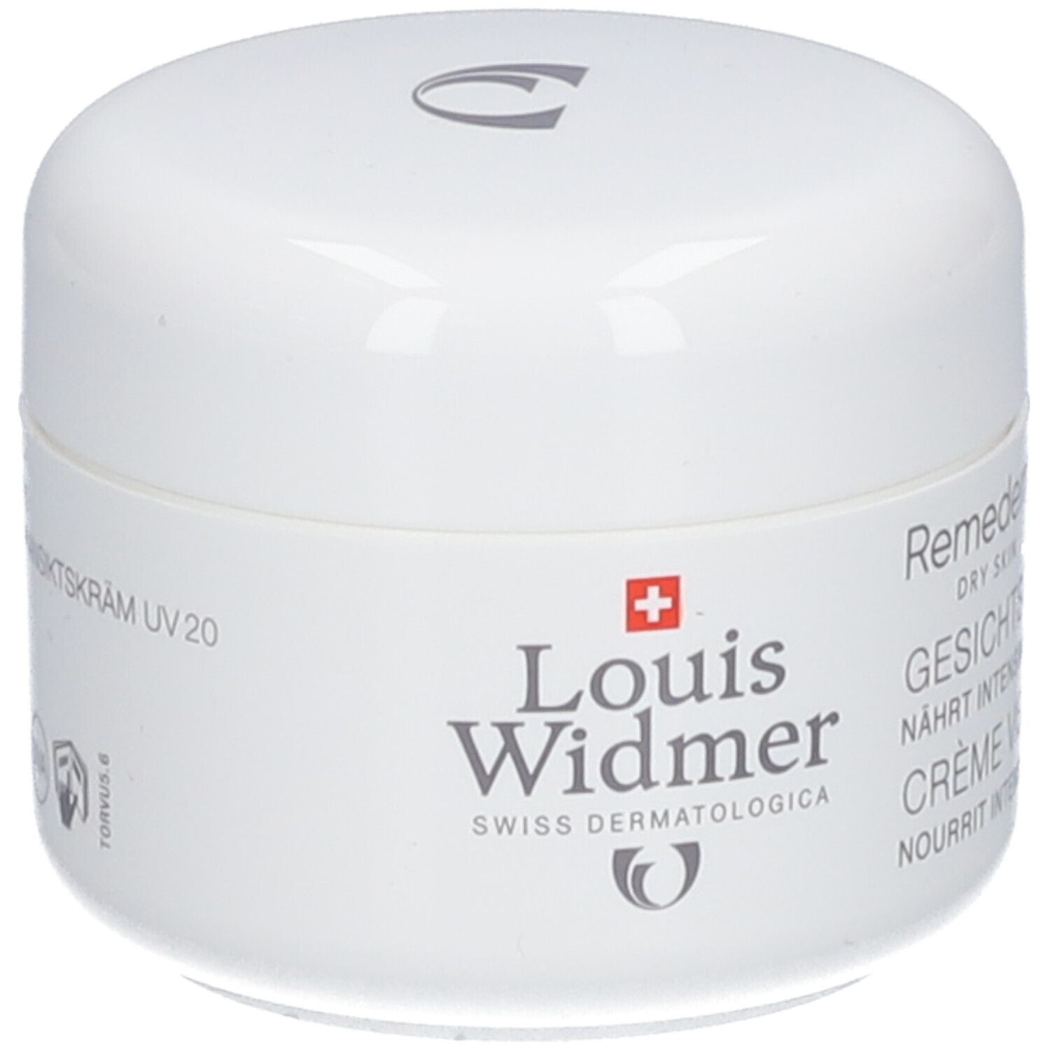 Louis Widmer Remederm Gesichtscreme UV 20 unparfümiert