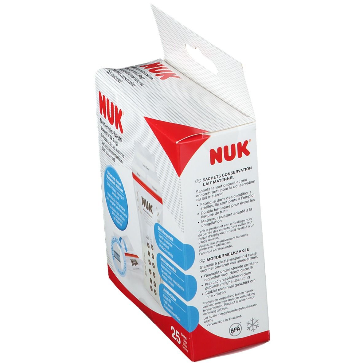 NUK Breast Milk Bag Beutel zum Aufbewahren von Muttermilch 25 St.