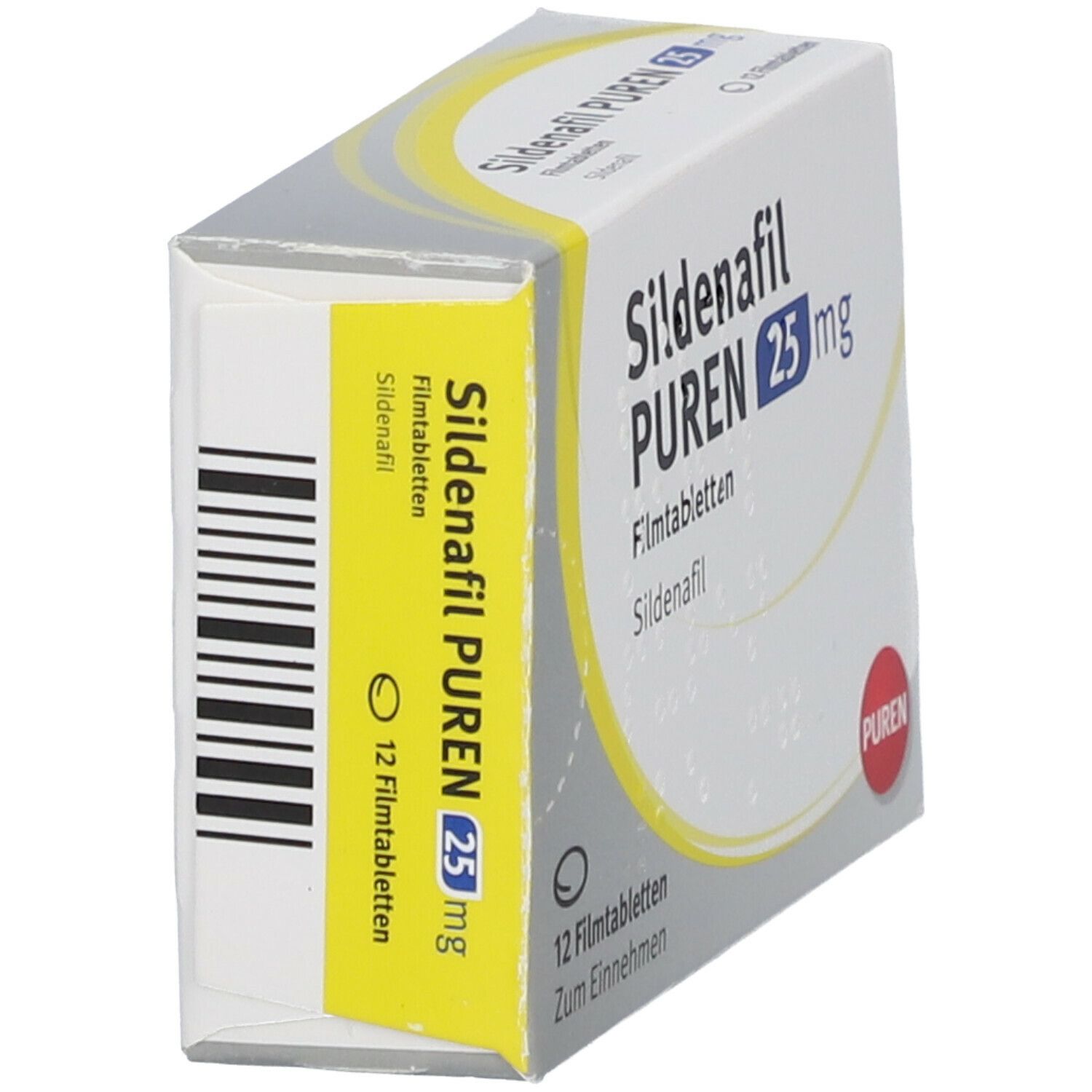 Sildenafil Puren 25 mg Filmtabletten 12 St